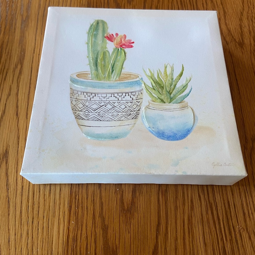 Cynthia Coulter Cactus Canvas Art